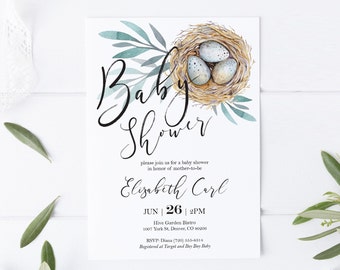 Bird Baby Shower Etsy