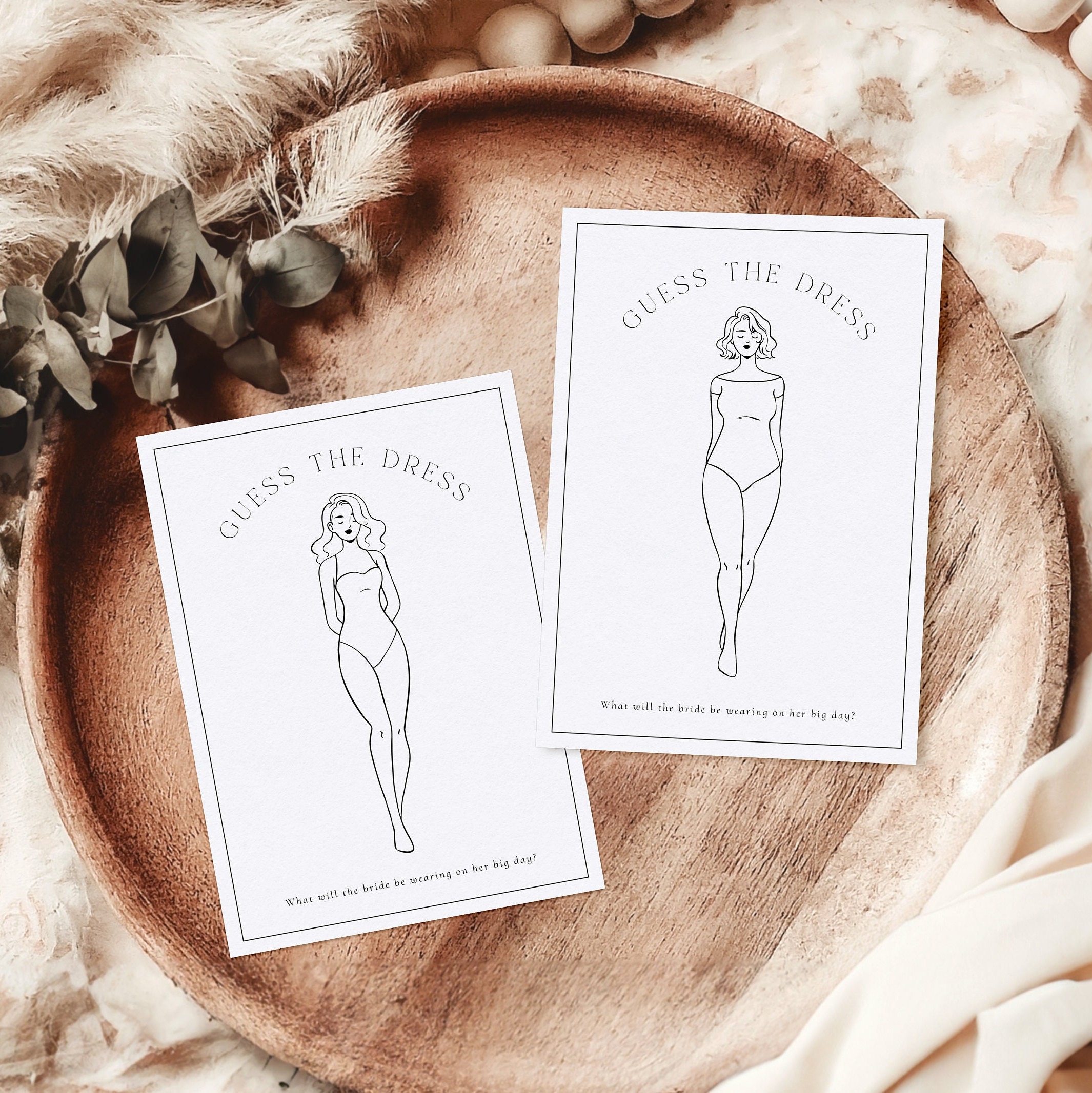open lace back dress Moon and Stars Bridal Shower Activity Guess The Dress Printable   LittleSizzle