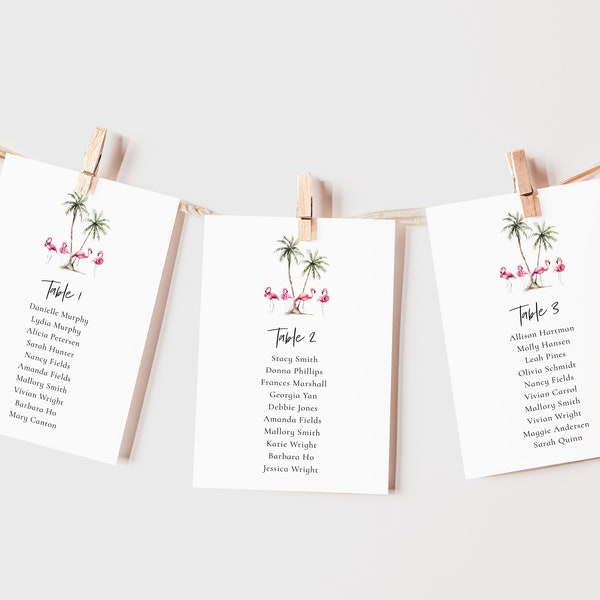 Wedding Seating Chart Florida Etsy