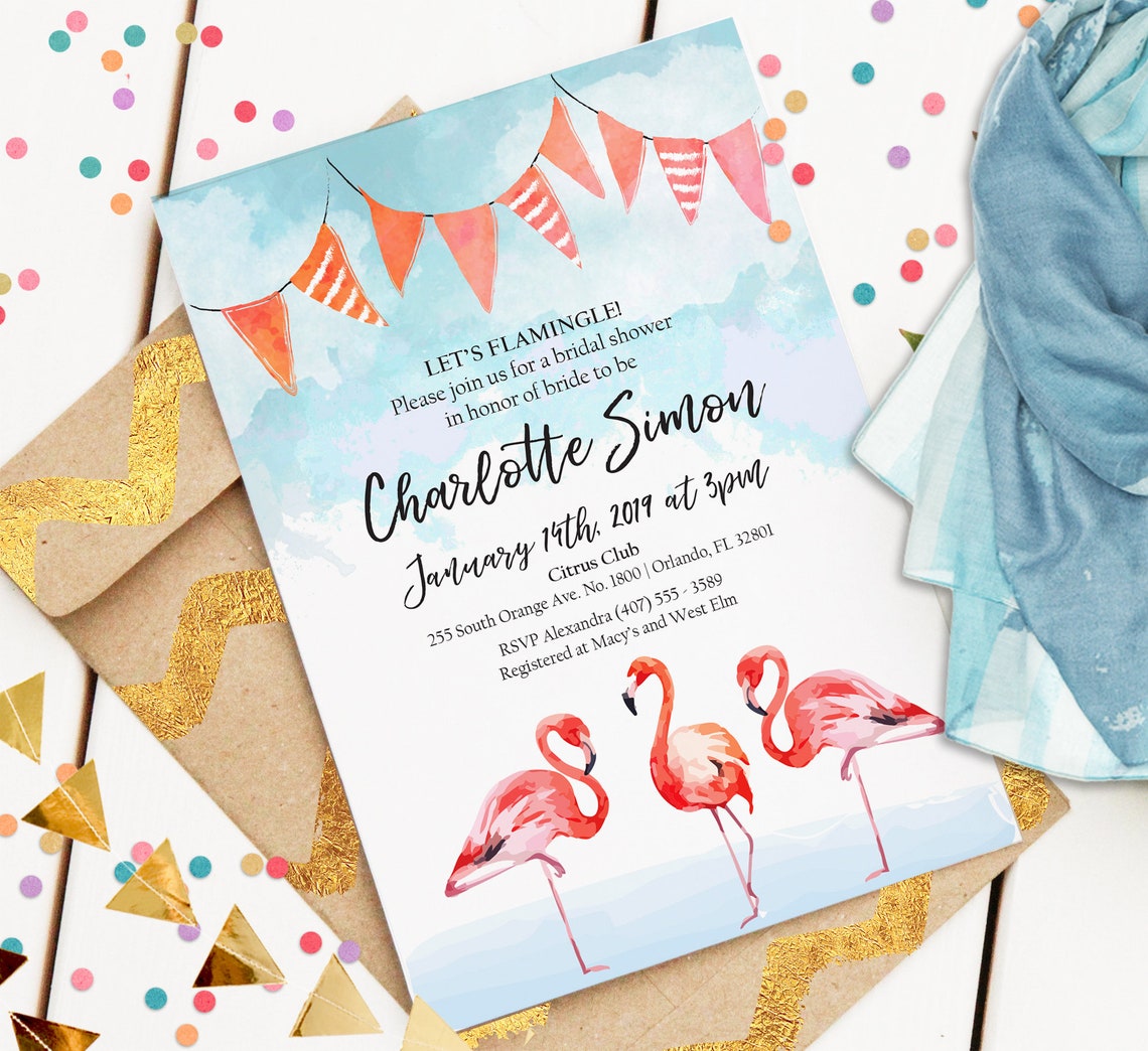 Printable Flamingo Stickers Watercolor Flamingo Instant | Etsy