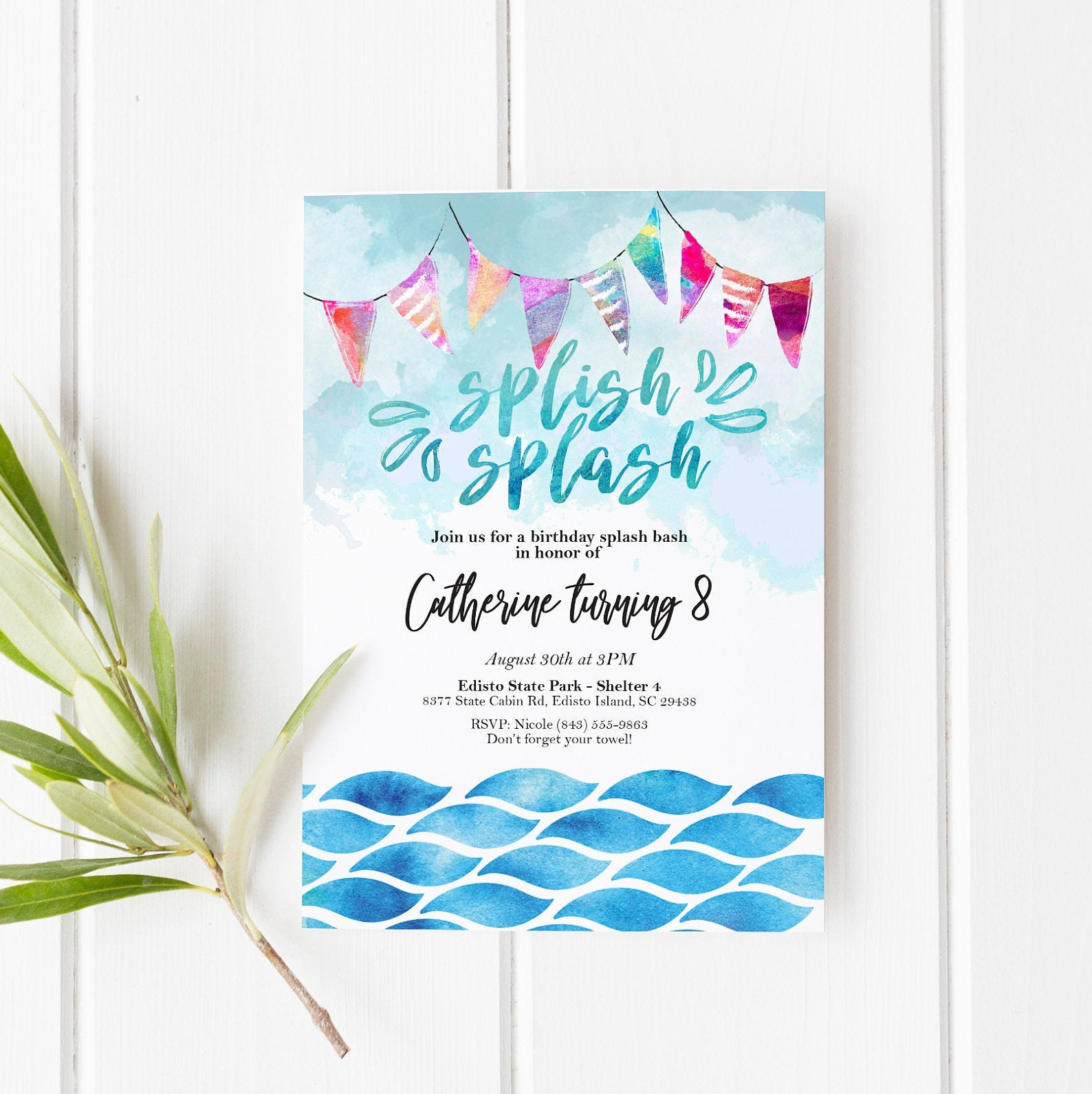 Splish Splash Party Invitation Template Pool or Beach Event Etsy Splish Splash Party Invitation Template Pool or Beach Event Etsy