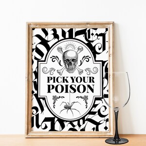 Eat, Drink &amp; Be Scary Print Halloween Theme Instant Download Digital ...