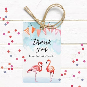 Printable Flamingo Stickers | Watercolor Flamingo | Instant Download ...