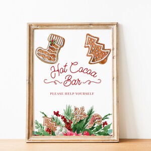 Printable Christmas Recipe Card | Cookie Exchange | Christmas Cookie ...
