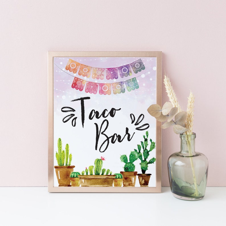 Fiesta Thank You Card Muchas Gracias Fiesta Event Cactus Printable Thank You Notecard Blank Inside 5x3.5 Instant Download image 5