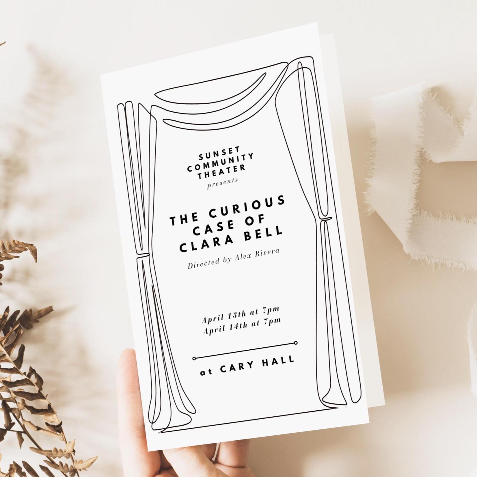 Theater Program Template, Community Performance or School Play ...