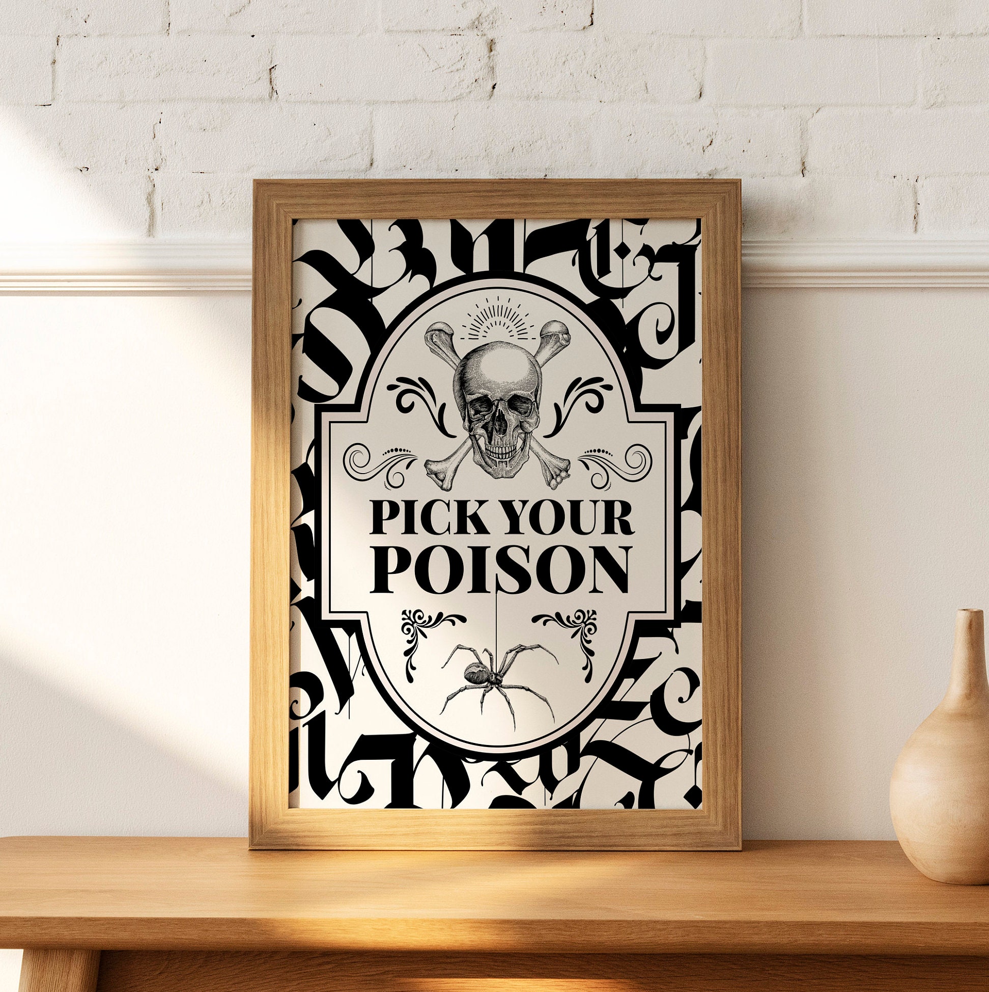 Pick Your Poison - Etsy