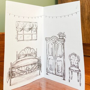 Printable Travel Dollhouse, Coloring Page, Easy Children's Activity ...
