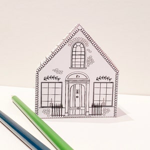 Printable Paper House Christmas Cottage Instant Download PDF Print, Cut ...