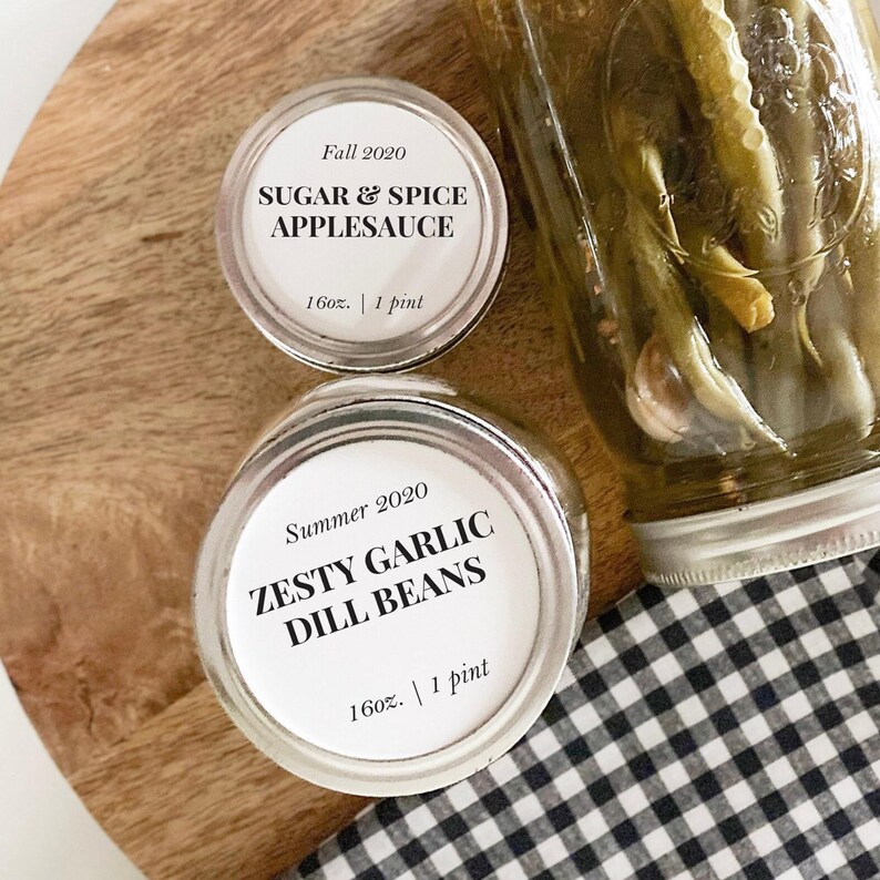 Regular Label Editable Pantry Label Templates, Regular and Wide Mouth Label Sizes ...