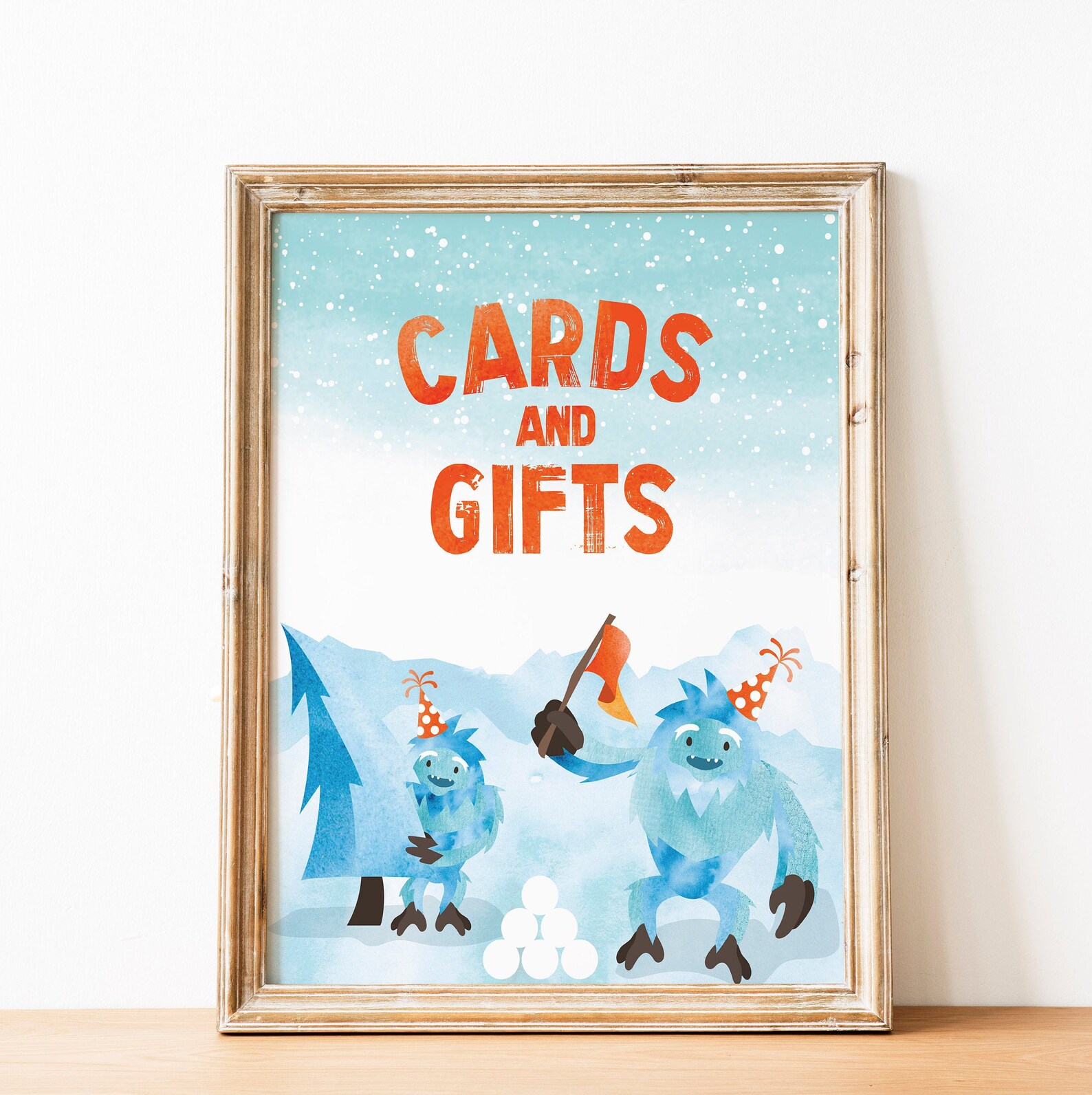 Yeti Cupcake Toppers Yeti to Party Theme Instant Download Etsy