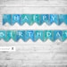 Printable Paper Banner | Happy Birthday | Instant Download PDF | Cut ...