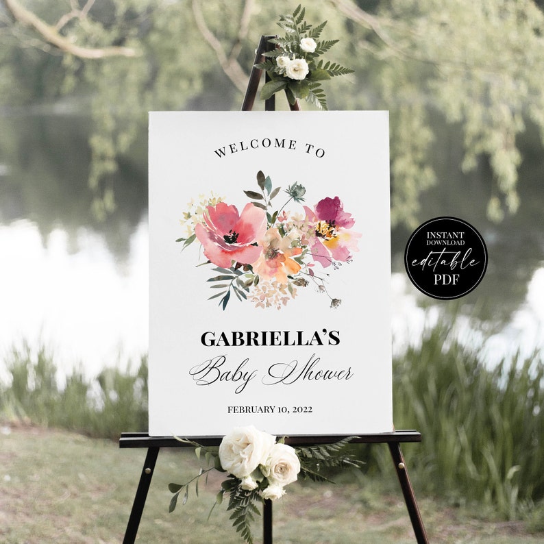 Flower Crown Print DIY Flower Crown Station or Bar Etsy