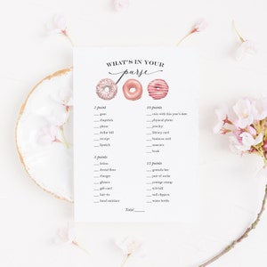 Bride or Groom Game | Bridal Shower Activity | Printable Game | Donut ...