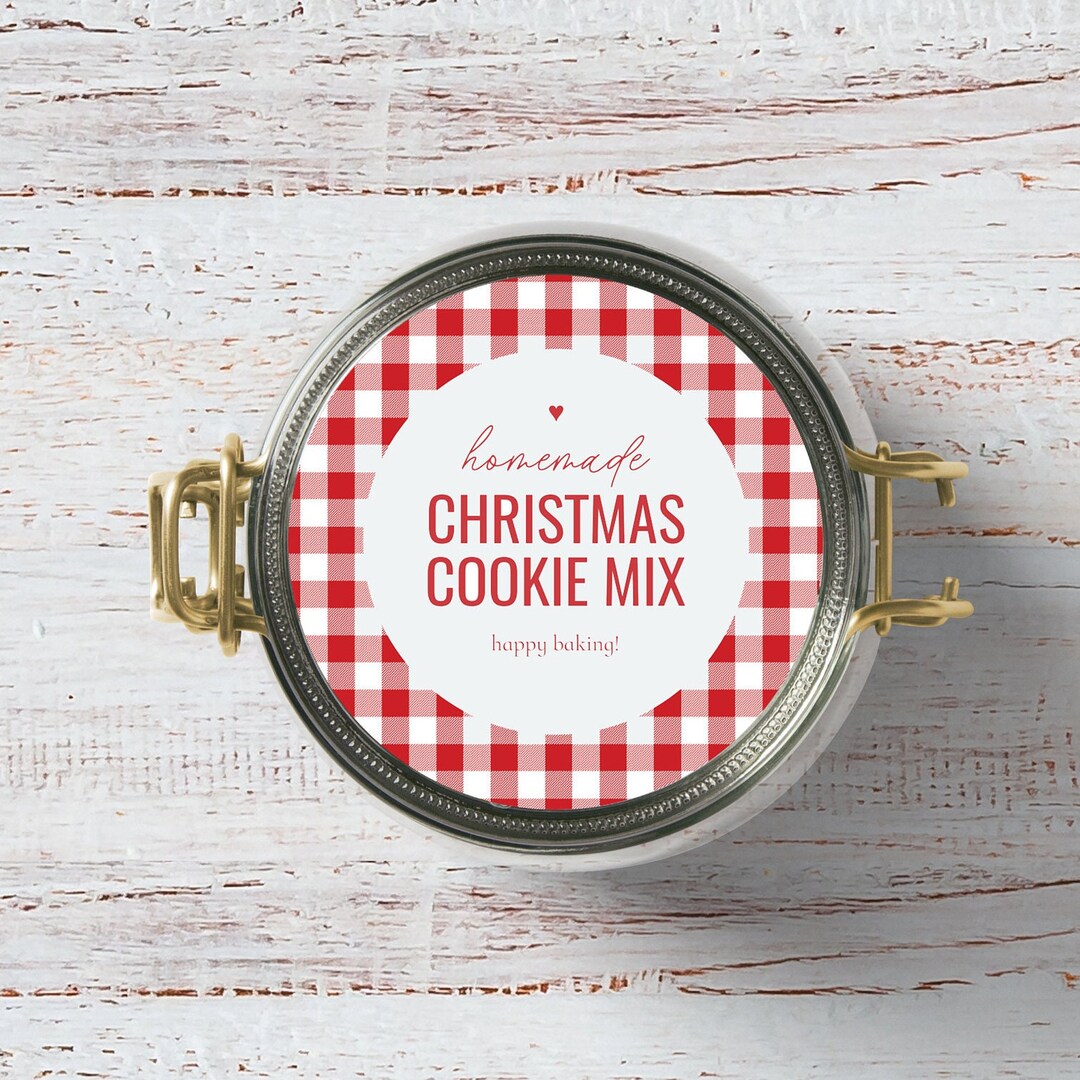 Editable Christmas Jar Label Templates, 100% Editable, DIY Gifts, 2 2.5 ...