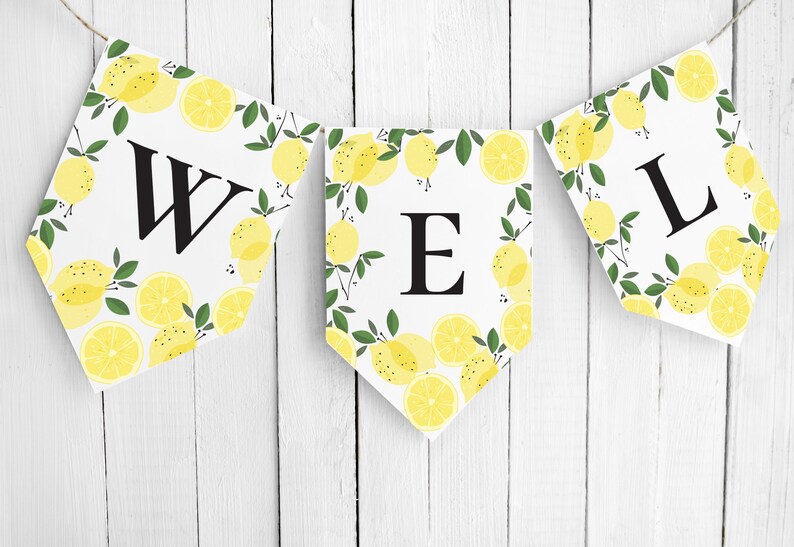 Lemon Thank You Card Citrus Thank You Lemon Bridal Shower Etsy