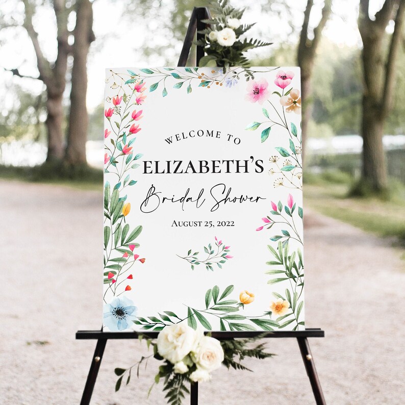 Flower Crown Print DIY Flower Crown Station or Bar Etsy