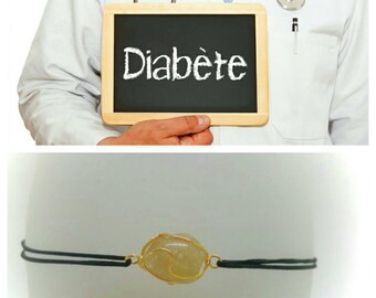 "Diabetes" Bracelet: Citrine