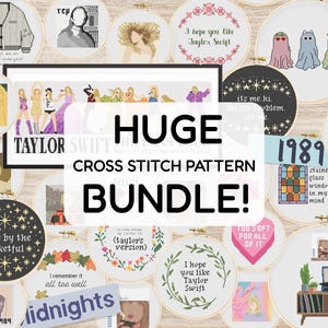 Cross Stitch Patterns- HUGE BUNDLE- TS Cross Stitch Pattern Collection