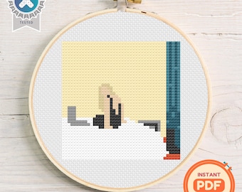 Sabrina Carpenter Album Cover Cross Stitch Pattern (PDF Pattern Keeper Compatible)