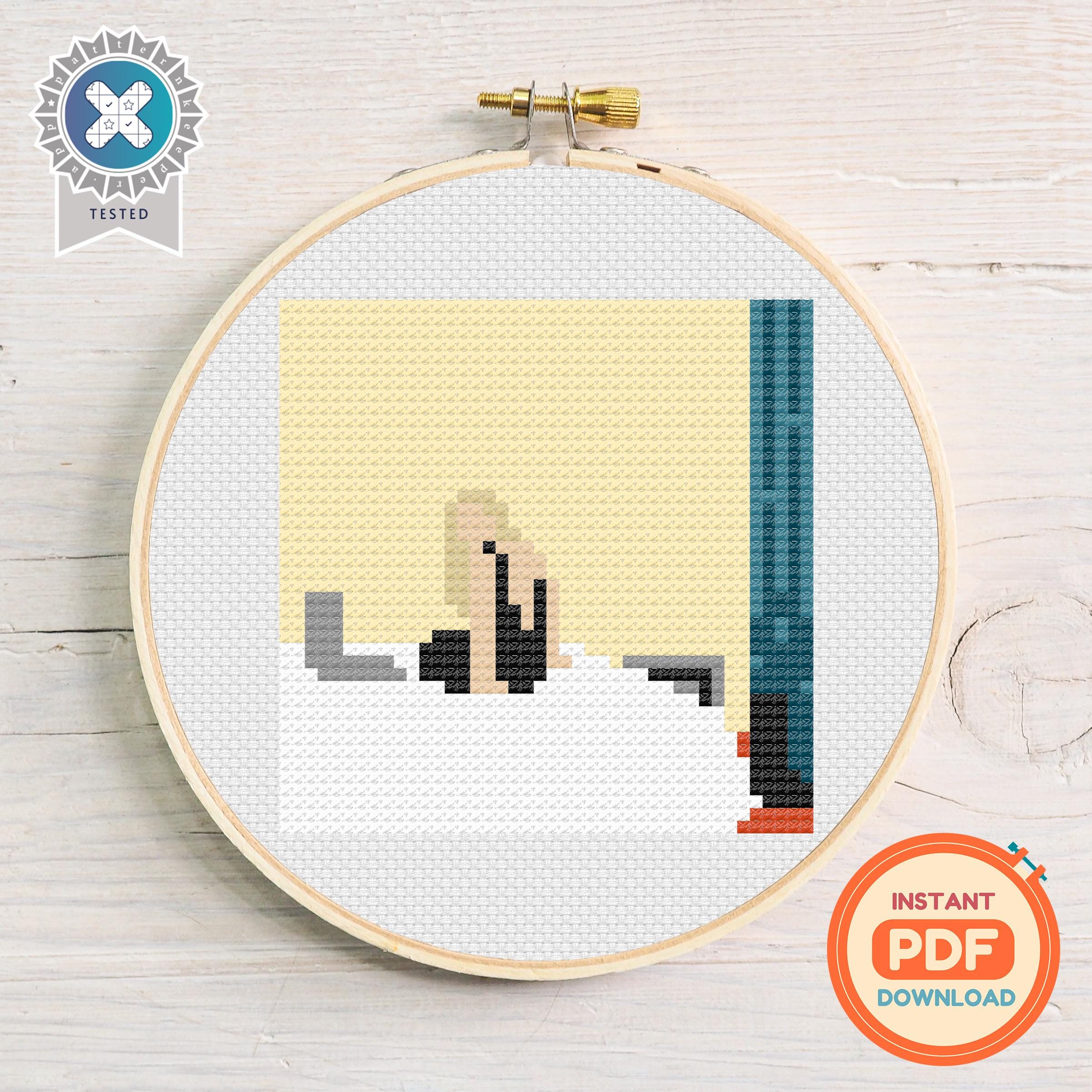 Sabrina Carpenter Album Cover Cross Stitch Pattern (PDF Pattern Keeper ...