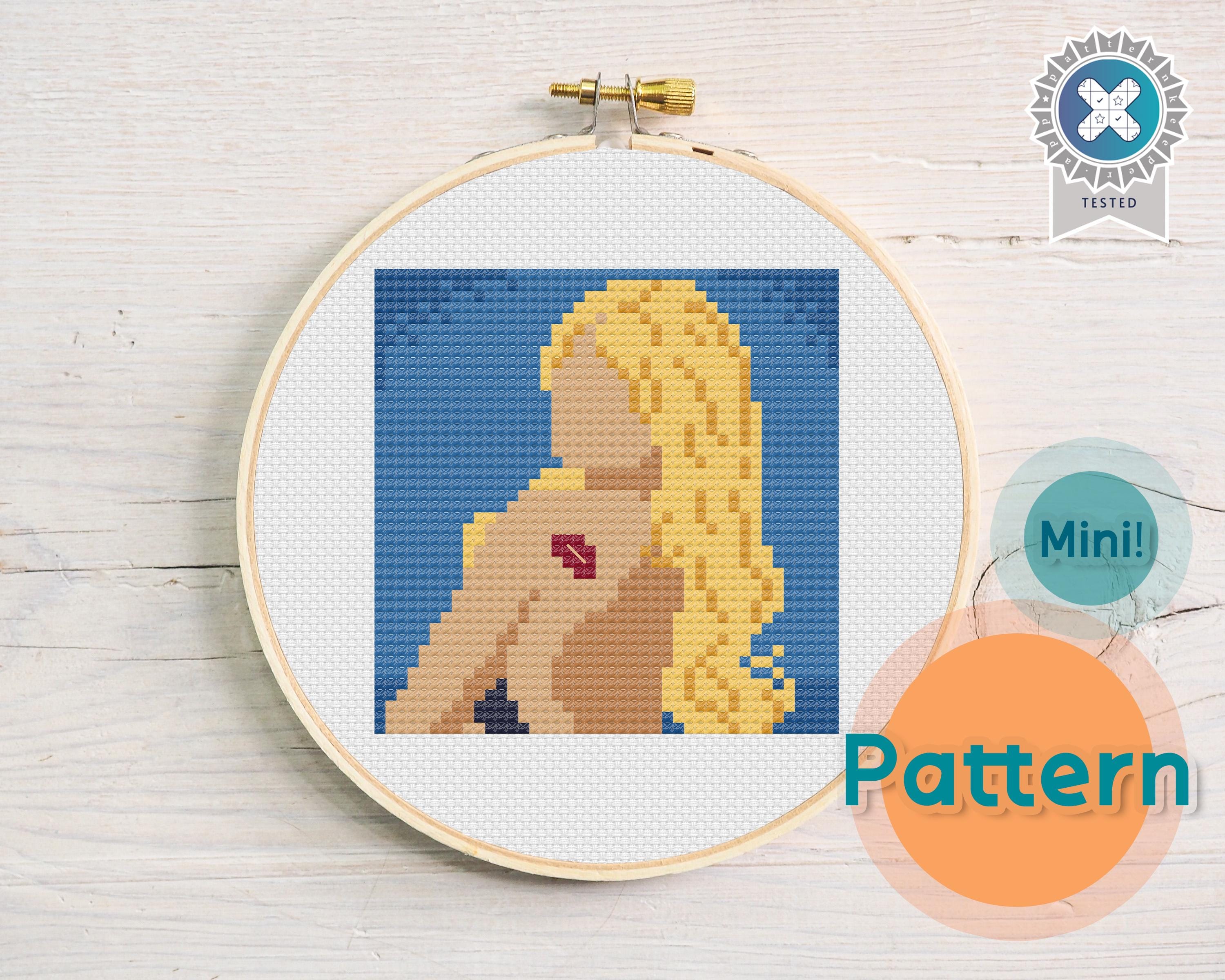 Sabrina Carpenter Cross Stitch Pattern: Short N' Sweet Album (PDF
