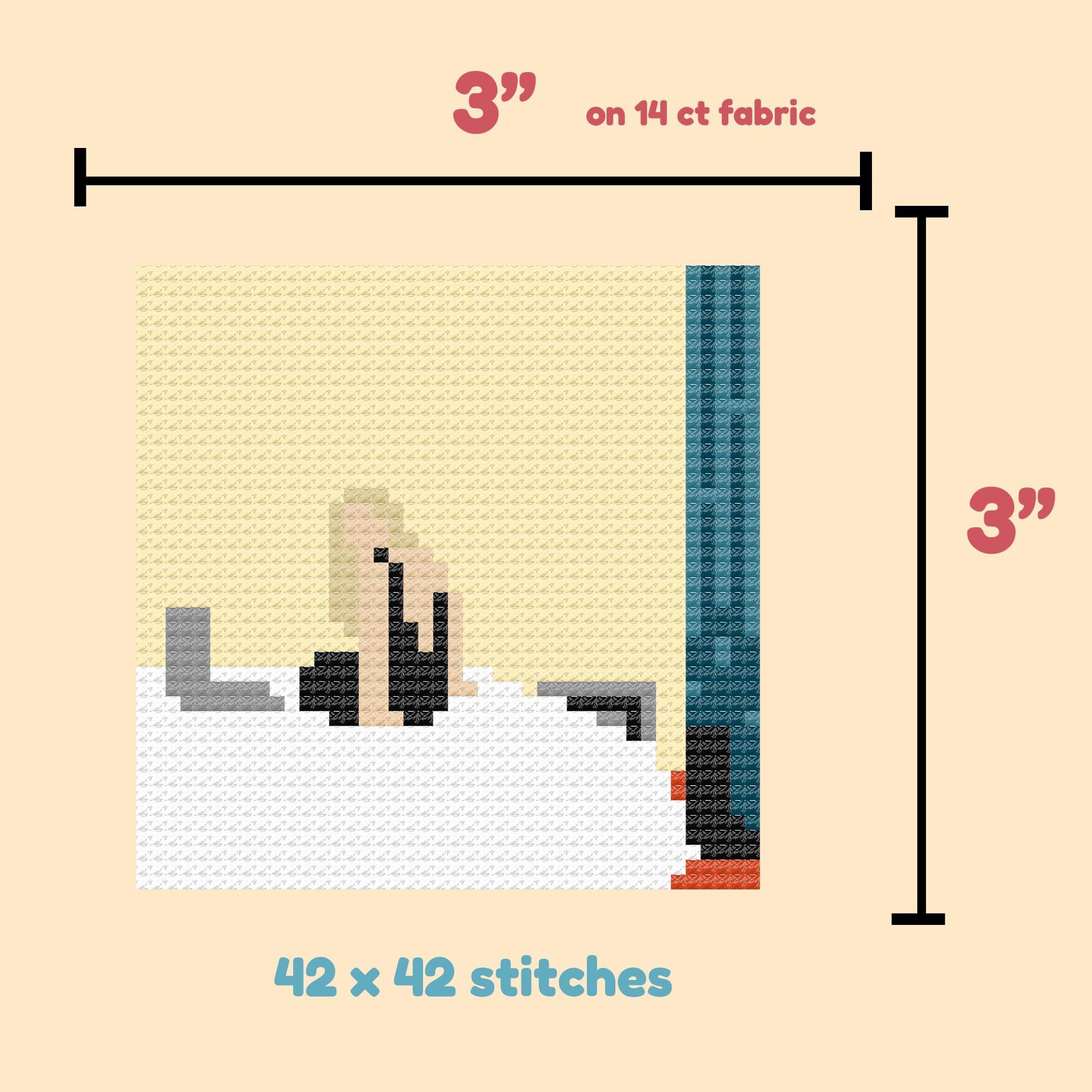 Sabrina Carpenter Album Cover Cross Stitch Pattern (PDF Pattern Keeper ...