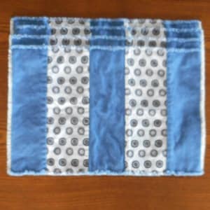 Set of 4 Black and White Dots Placemats