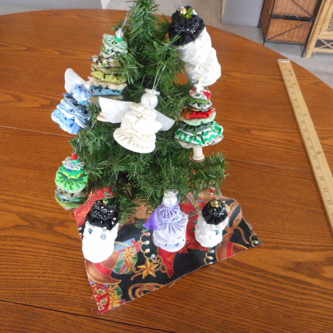 Set of 9 Yoyo Ornaments 3 of Each Etsy