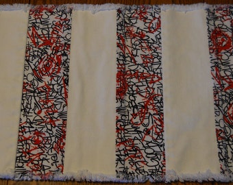 Set of 4 Reversible White Denim Placemats