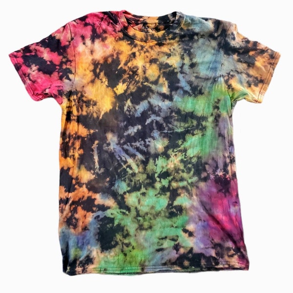 reverse rainbow tie dye