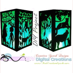 Jungle Book DIY Paper Lantern for themed birthday parties, shower, weddings, table decor, centerpiece, jungle, animals