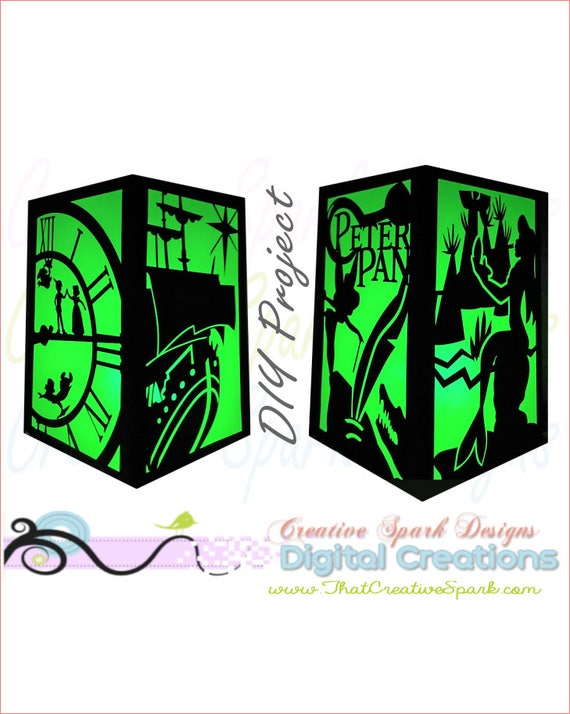 Peter Pan Diy Paper Lantern Project For Birthday Party Etsy