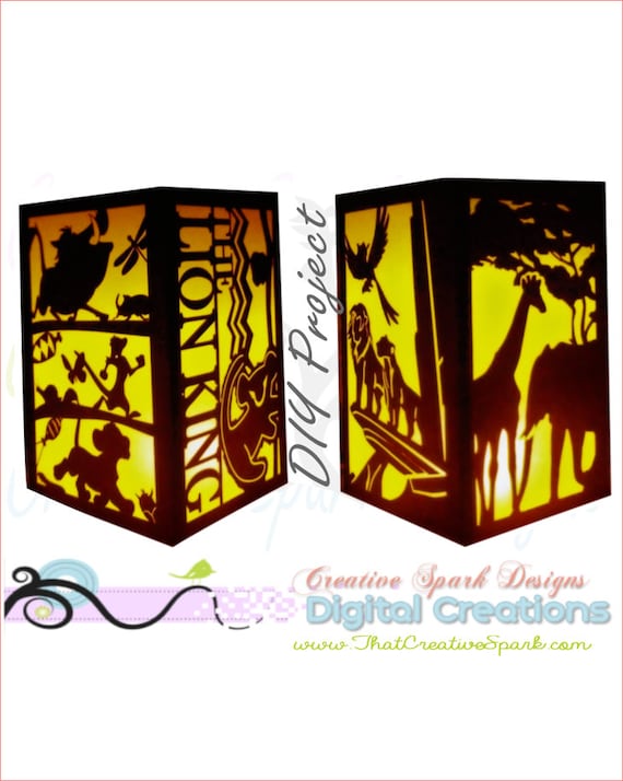 Lion King Diy Paper Lantern Project For Disney Themed Birthday Etsy