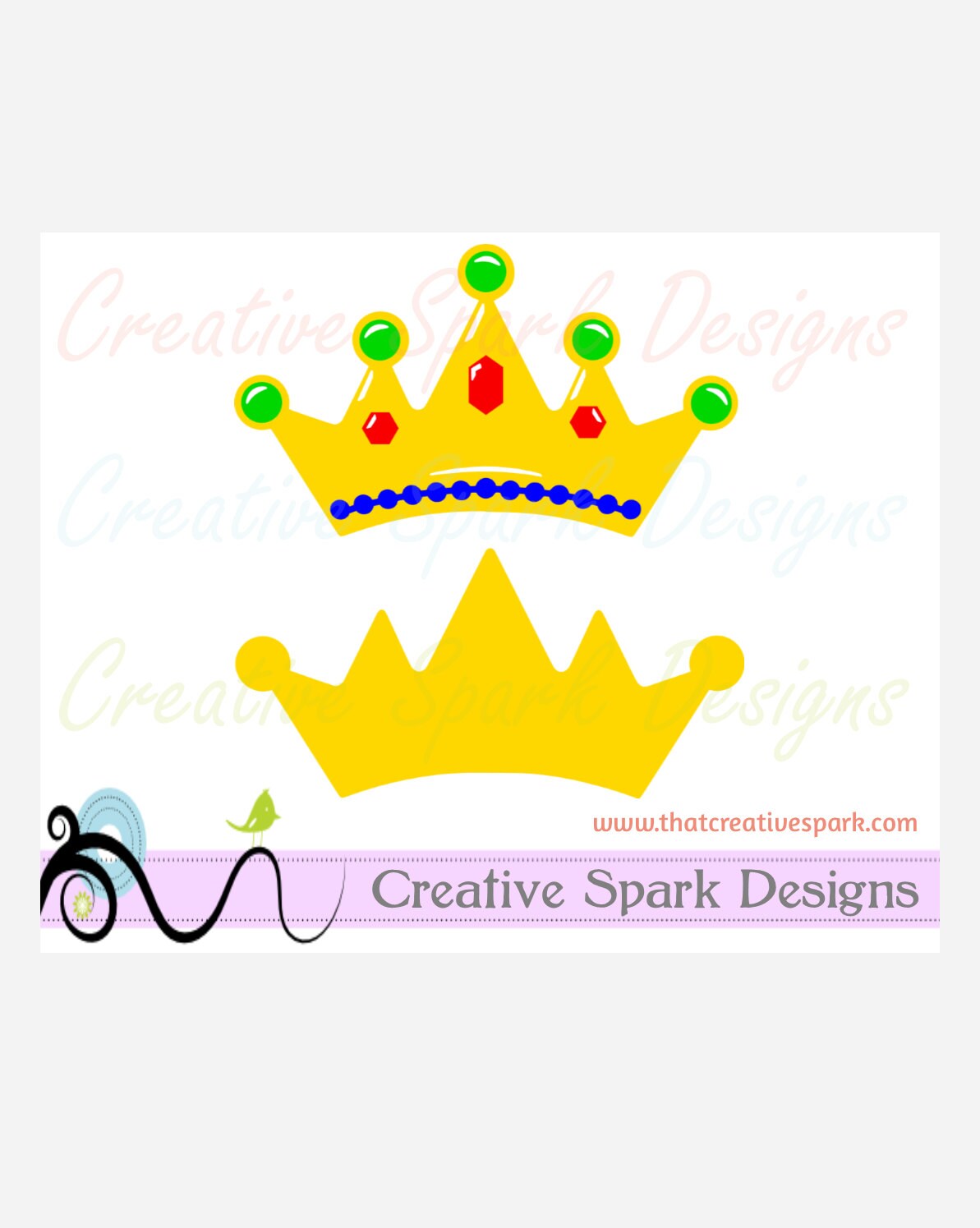 Download Jeweled Crown Layered digital SVG Image Set for die ...