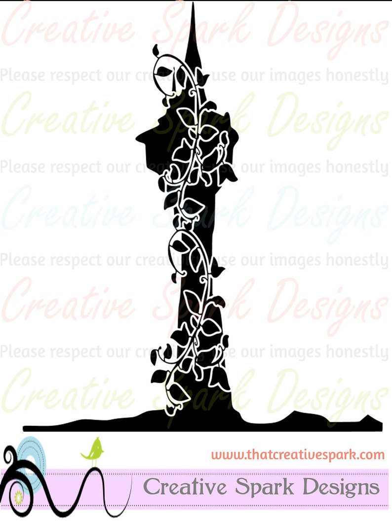Rapunzel Silhouette Svg Free - 204+ Crafter Files