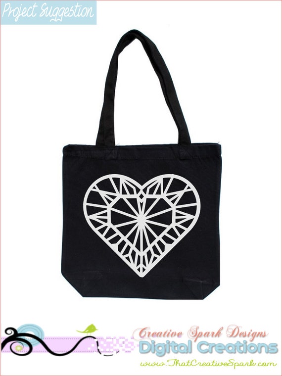 Download Heart Cut Jewel Svg Dxf Png Image Set For Die Cutting Etsy