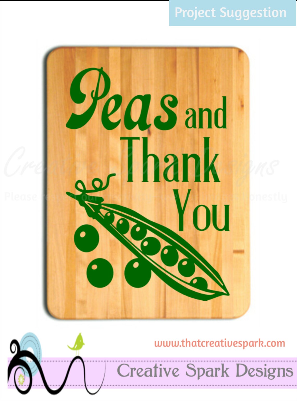 Peas and Thank You Kitschen Collection SVG DXF PNG Image Etsy