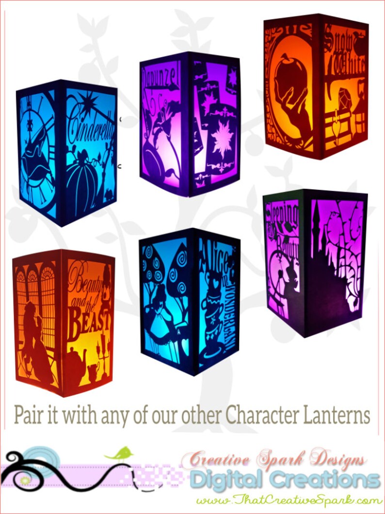 Download Aladdin Disney Paper Lantern DIY Project SVG DXF files for ...