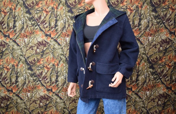 Tommy Hilfiger Coat Melton Wool Blend Peacoat Mens Coats Jackets Macy S Outfit Jacket Black Tommy Hilfiger Wool Melton Classic