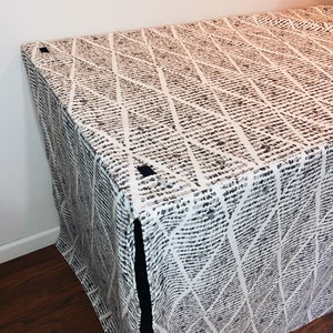 Crate Cover Diamond Fabric Kennel Cover Select your fabric choice and kennel size image 4