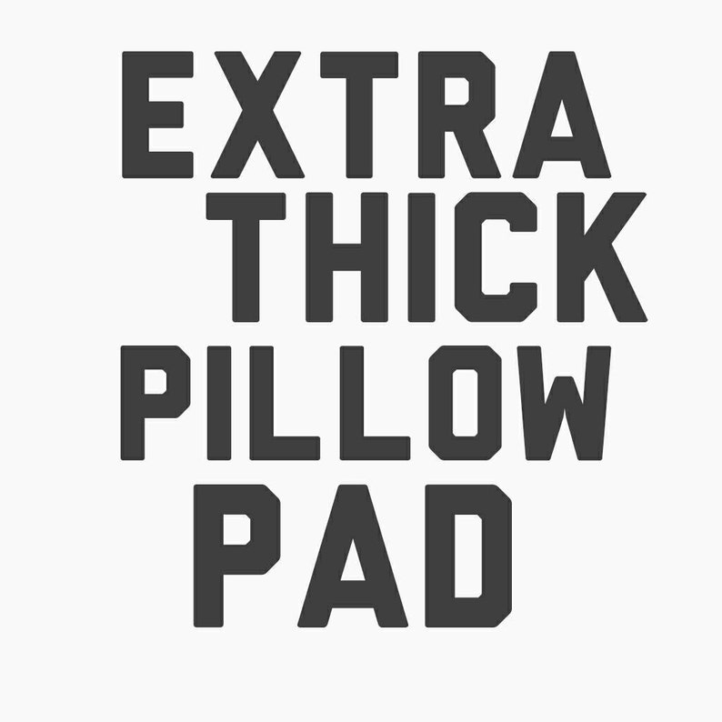 Extra thick pillow pad add on image 1