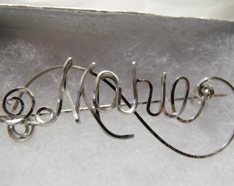 MARIE Wire Name pin, or ANY name