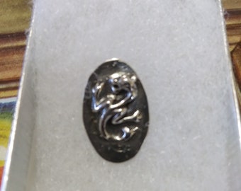 Baby Dragon Lapel or Tie Pin in Sterling Silver
