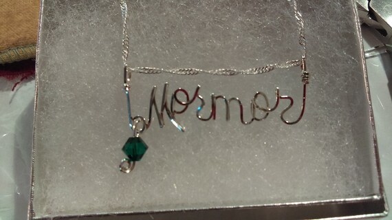 Mormor Draht Name Norwegisch Grossmutter Mutter Mutter Etsy