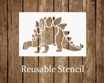 Stegosaurus Stencil, Dinosaur Stencil, Dinosaur Craft, Reusable Stencil, Painting Stencil, Craft Stencil, Stencil