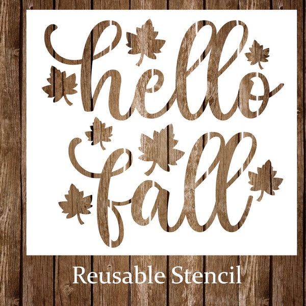 Fall Stencils Etsy