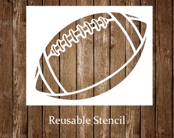 Football Stencil, Sports Stencil, Reusable Stencil