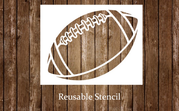 Football Stencil Sports Stencil Reusable Stencil - Etsy