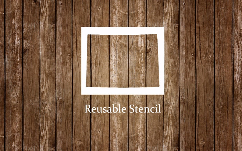 Colorado Stencil Colorado Outline State Stencil Colorado Craft Centennial State
